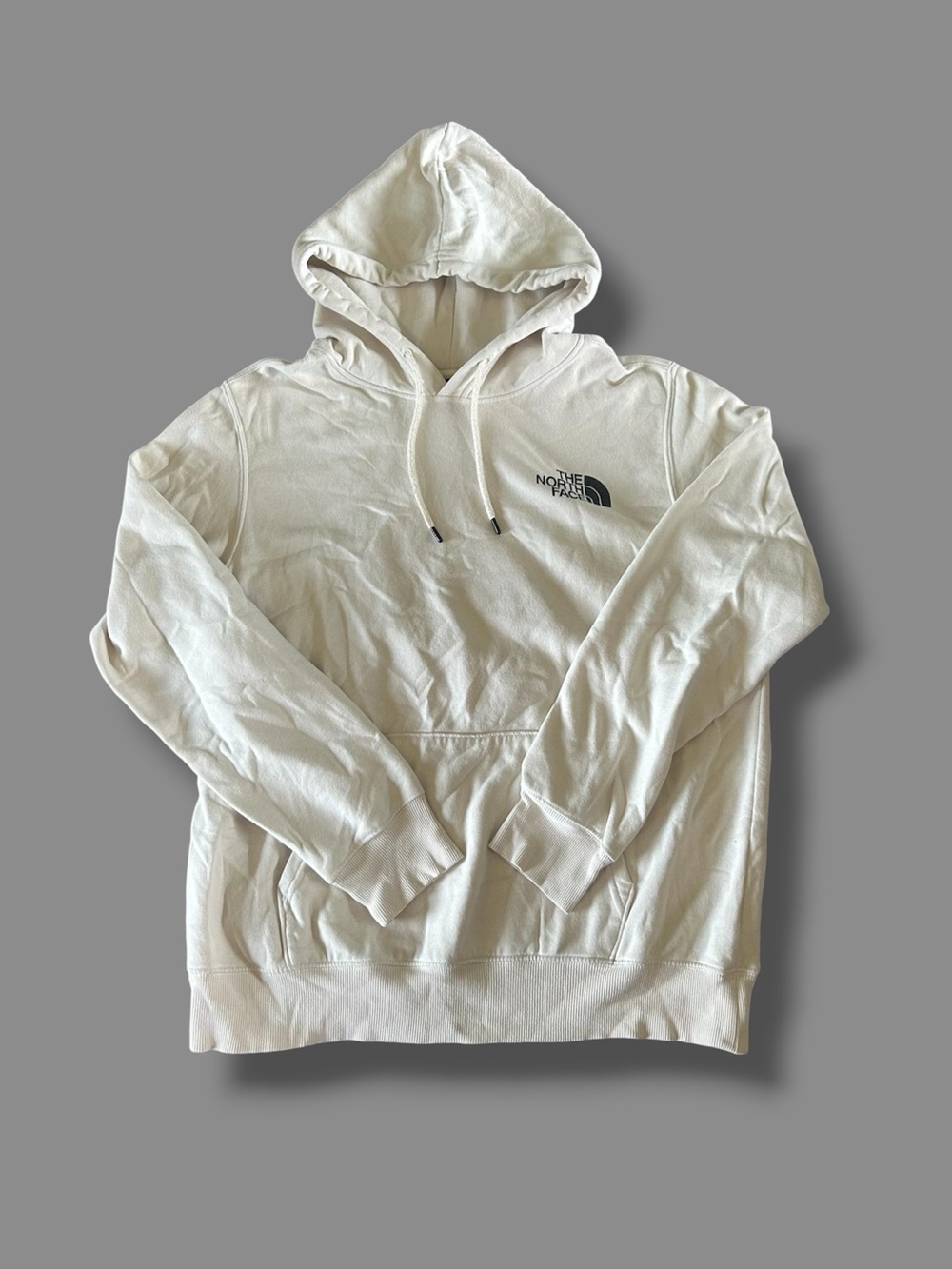 [The North Face] White Pullover Hoodie